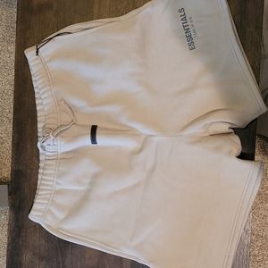 Essentials FOG tan sweat shorts. Brand New never worn with tags